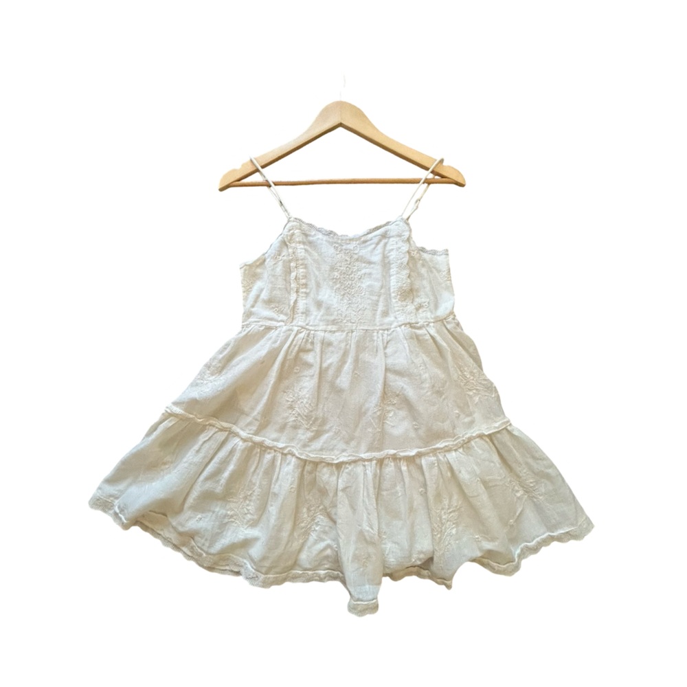 Scallop Babydoll Mini Dress